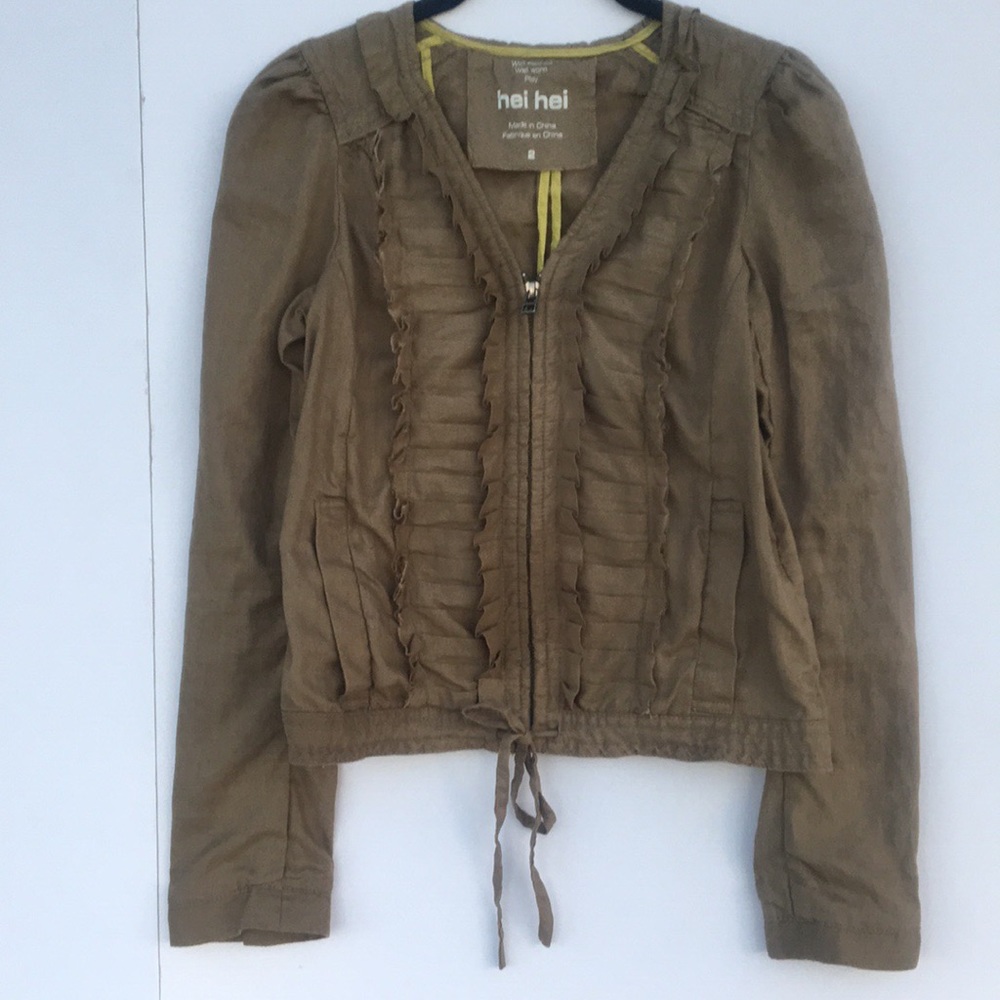 Anthropologie Hei Hei First Harvest Linen Jacket